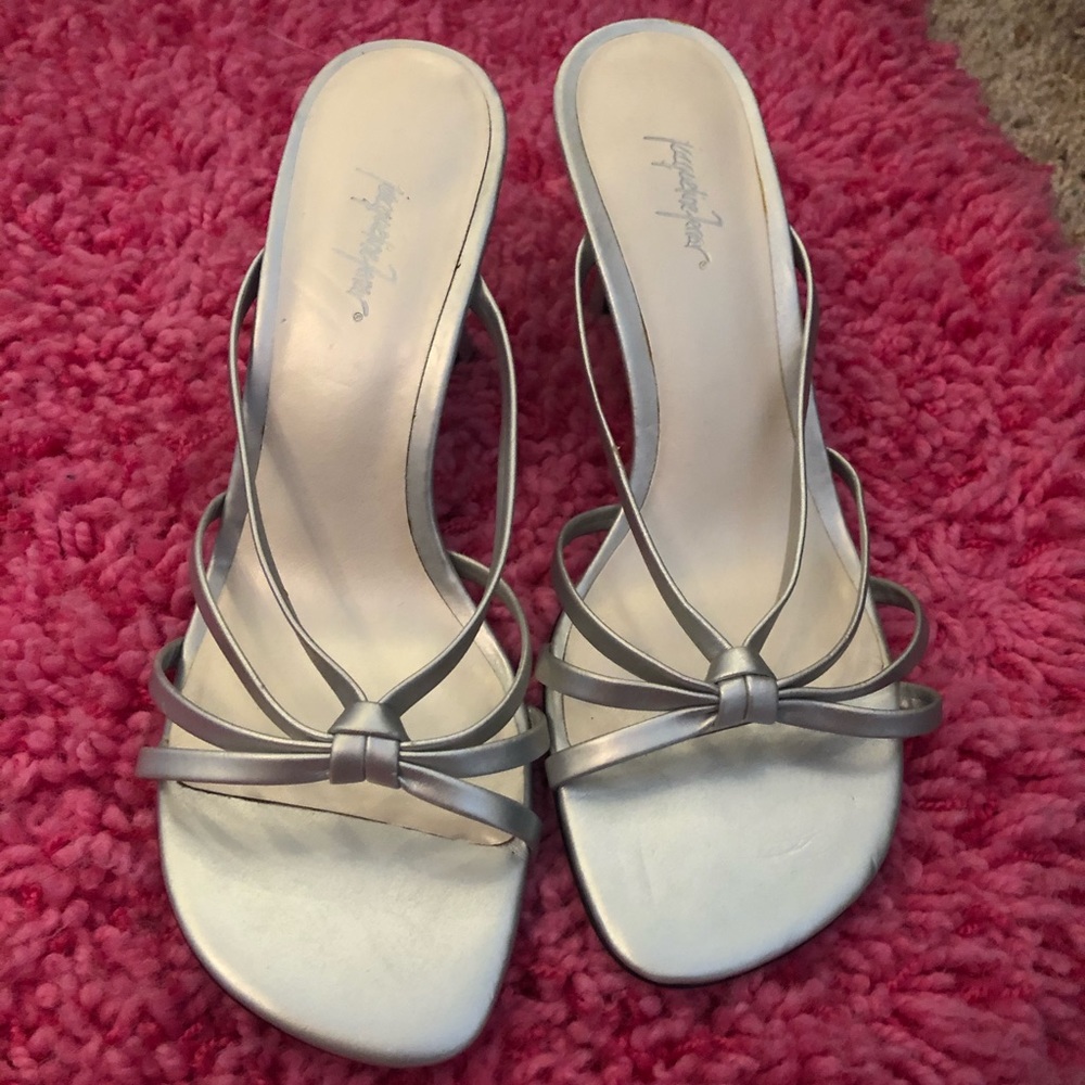Silver heels